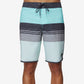 Calções de banho O'Neill Four Square Stripe para homem, azul, tamanho 28