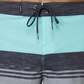 Calções de banho O'Neill Four Square Stripe para homem, azul, tamanho 28