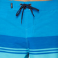 Calções de banho O'Neill Four Square Stripe para homem, azul, tamanho 28