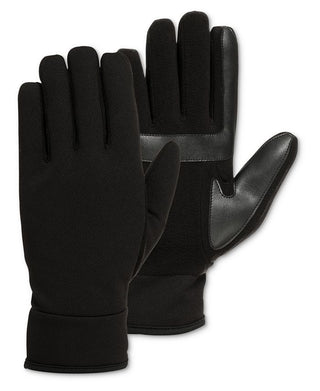 Luvas elásticas Tech Masculinas Isotoner Signature Pretas Tamanho Grande