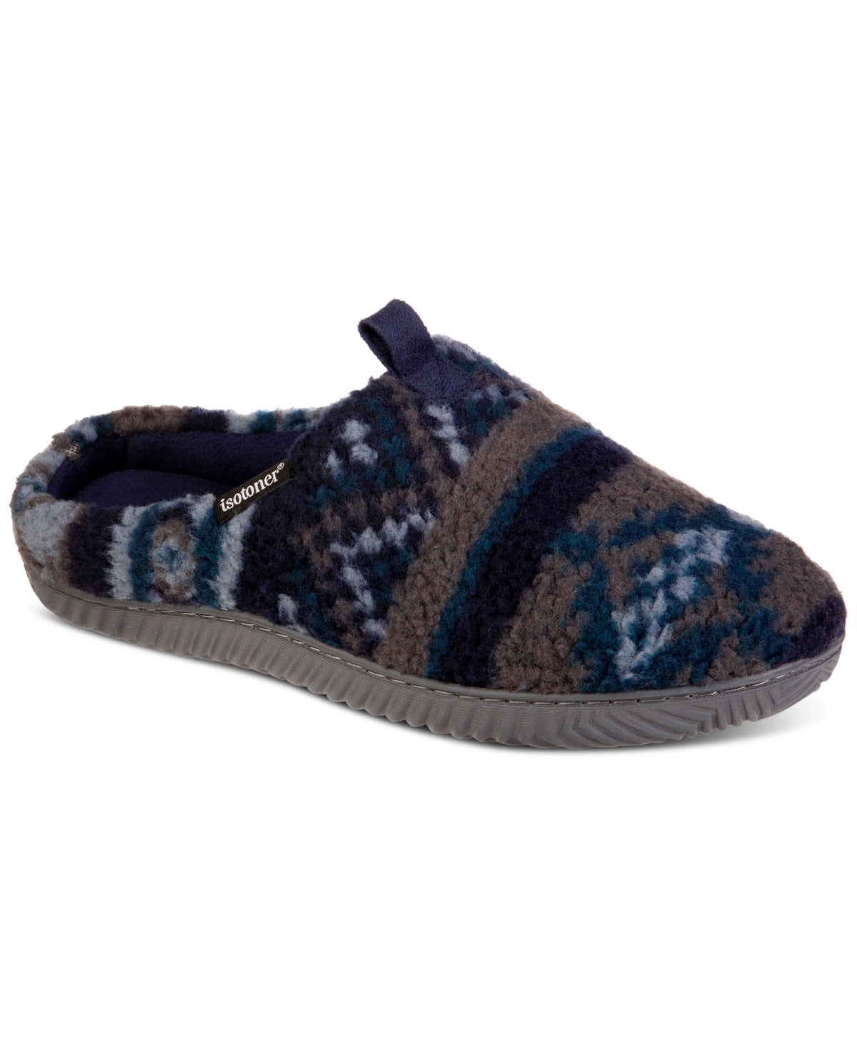 Chinelo Isotoner Fairisle Hoodback Masculino Azul