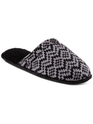 Chinelo masculino Isotoner Wallace Fair Isle Clog preto