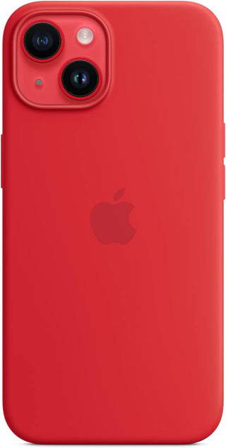 Capa de silicone com MagSafe para Apple iPhone 14 - Vermelha