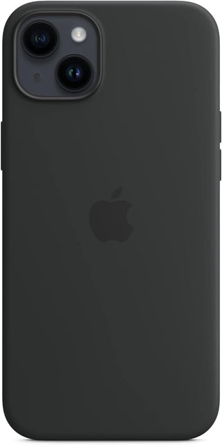 Capa de silicone com MagSafe para Apple iPhone 14 Plus - Meia-noite