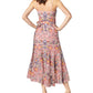 Vestido envelope floral Salomé feminino Dress The Population rosa tamanho X-Grande