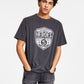 Camiseta masculina com estampa de logotipo Heroes Motors, cinza, tamanho extragrande
