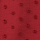 Top CeCe Feminino com Bolinha e Clipe, Vinho Tinto, Tamanho Pequeno