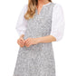 Vestido tweed feminino Riley &amp; Rae com mangas bufantes, azul, tamanho 14