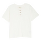 Camiseta Madewell Parkview Henley em azul farol tamanho grande