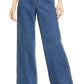 Calça jeans super larga, tamanho 27, lavagem média, Madewell Workwear Edition