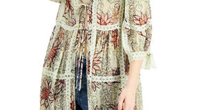 Robe íntimo longo para mulheres Free People, bege, tamanho extrapequeno