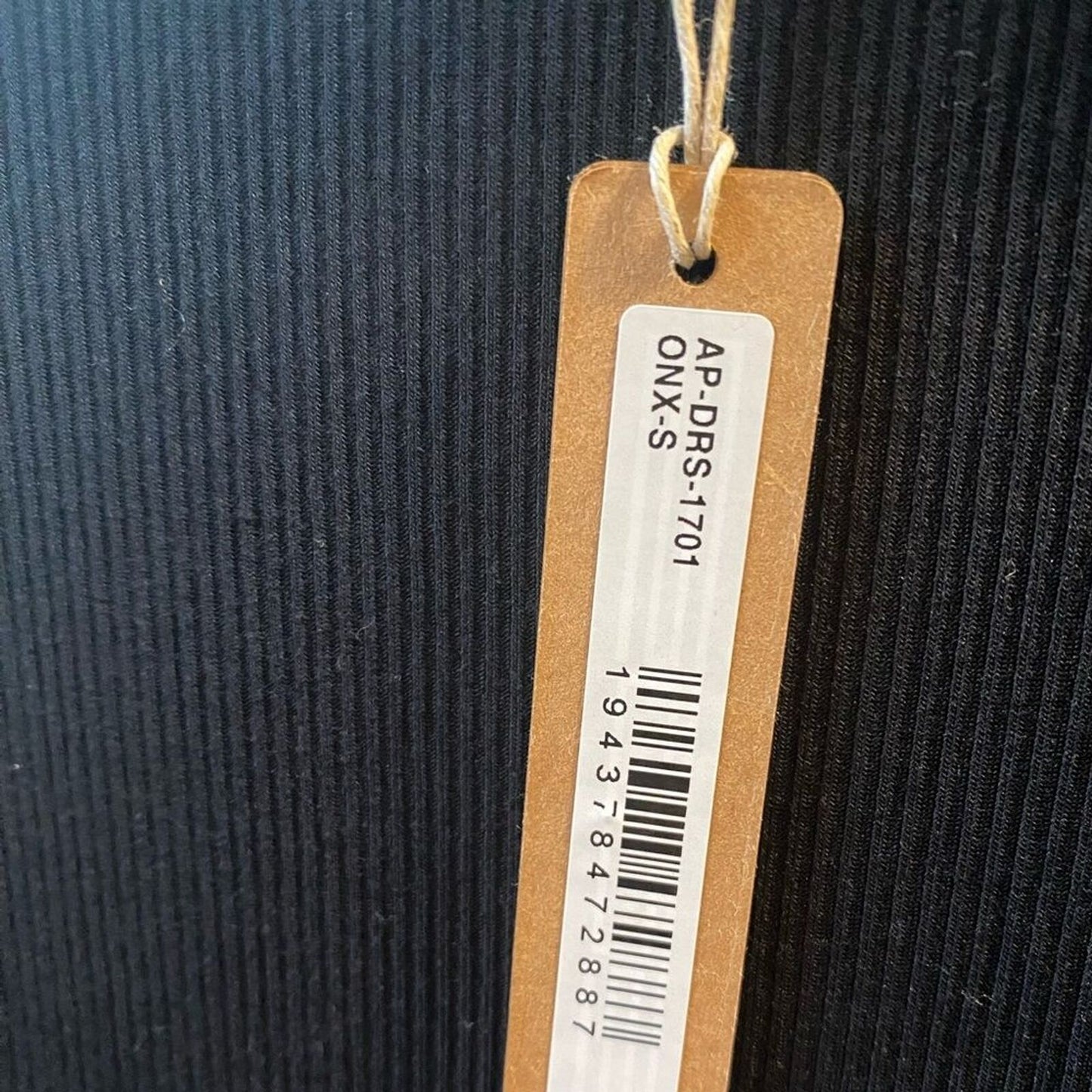 Vestido feminino Skims Onyx Soft Lounge manga comprida tamanho pequeno