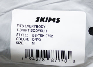 Body camiseta médio Skims Onyx da Nordstrom