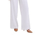 Calça Calvin Klein Feminina X Fit Solid Wide Leg Branca Tamanho 10