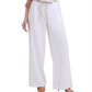 Calça Calvin Klein Feminina X Fit Solid Wide Leg Branca Tamanho 10