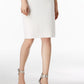 Vestido tubinho tomara que caia Calvin Klein feminino, branco, tamanho 10, pequeno
