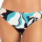 Calcinha de biquíni hipster Roxy Beach Classics com amarração lateral, preta, para mulheres