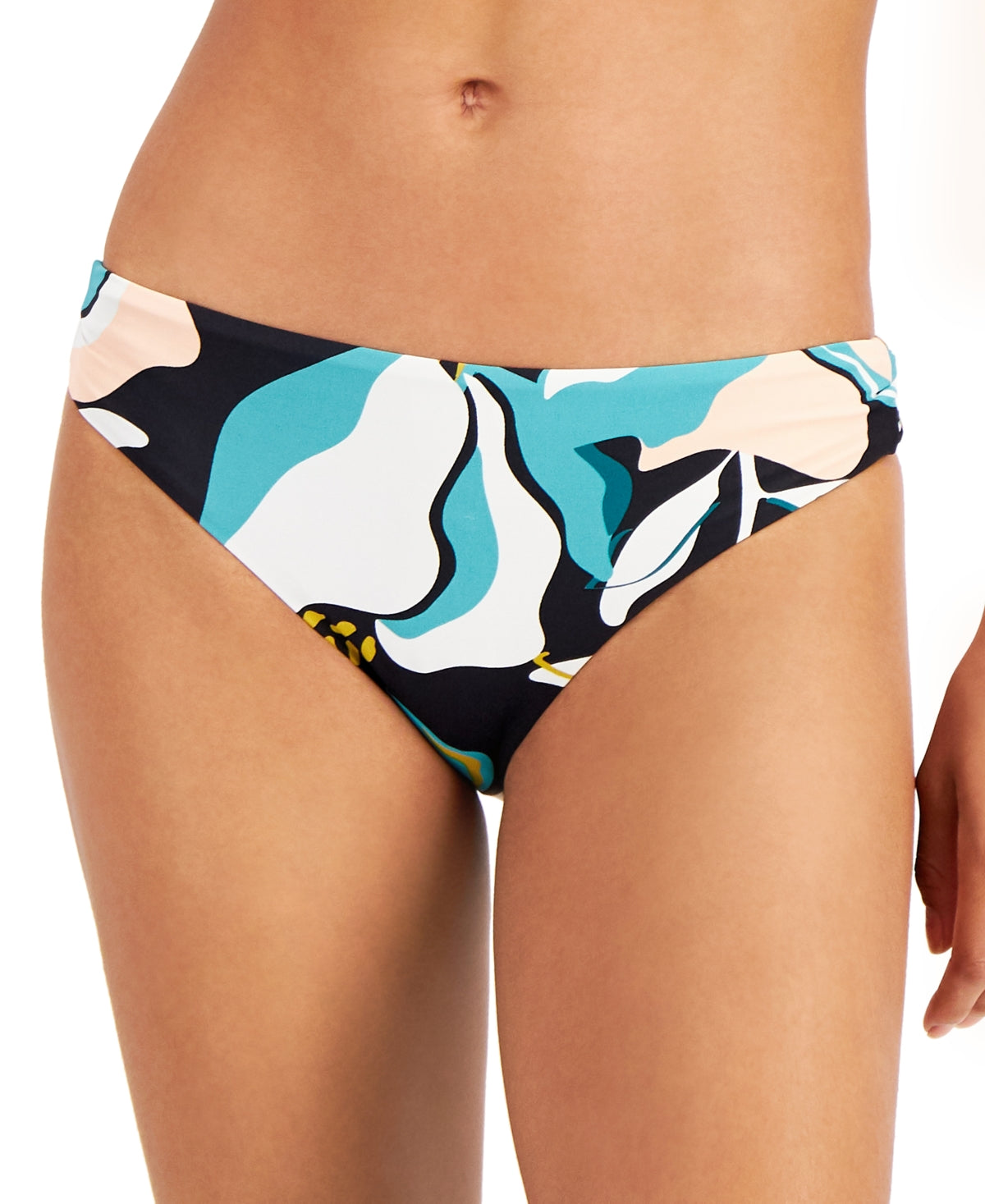 Calcinha de biquíni hipster Roxy Beach Classics com amarração lateral, preta, para mulheres