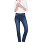 Calça Jeans Feminina NYDJ Sheri Slim Azul Tamanho 18