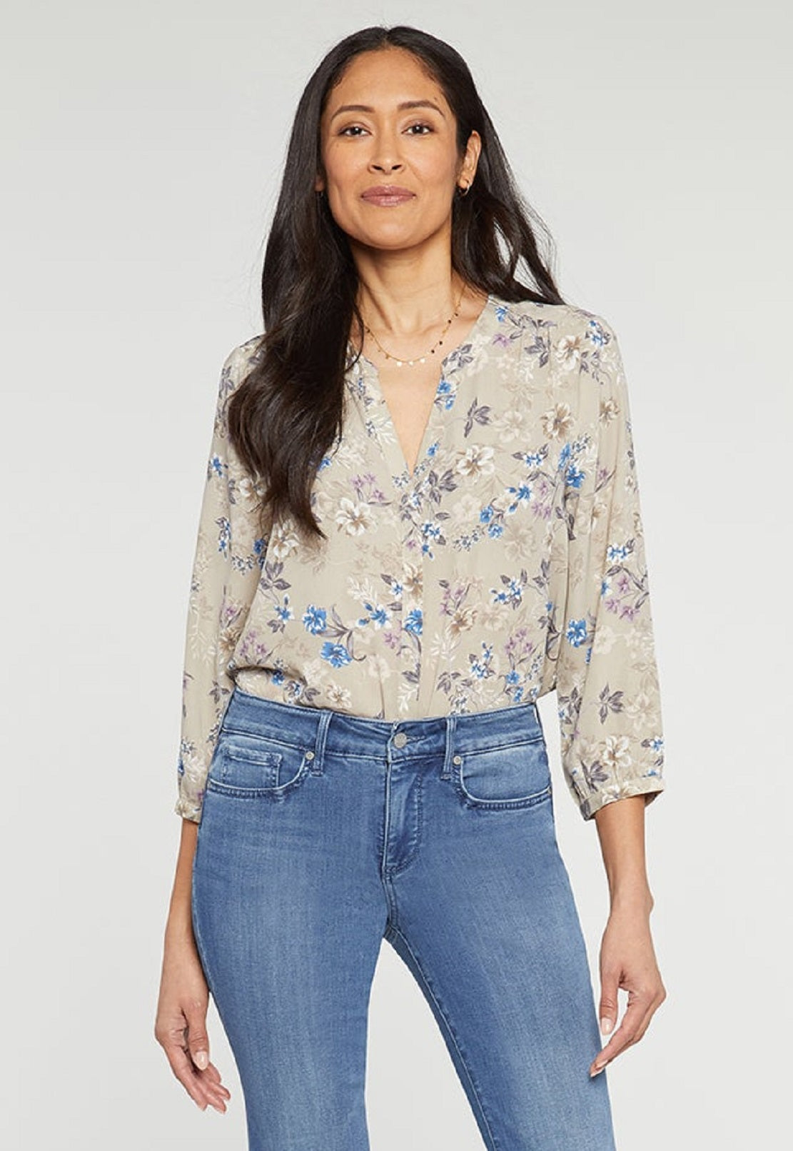 Calças Marilyn Ankle Femininas NYDJ Azul Tamanho 4