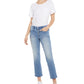 Calça jeans feminina NYDJ Marilyn Waist Match com tornozelo reto, azul, tamanho médio