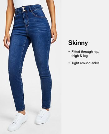 Calça jeans feminina NYDJ reta, marrom, tamanho 8