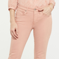 Calça jeans feminina NYDJ reta, marrom, tamanho 8