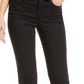 Calça jeans Nydj Aubrey Crop Slim Straight Leg Preta Tamanho 00