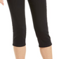 Calça jeans Nydj Aubrey Crop Slim Straight Leg Preta Tamanho 00