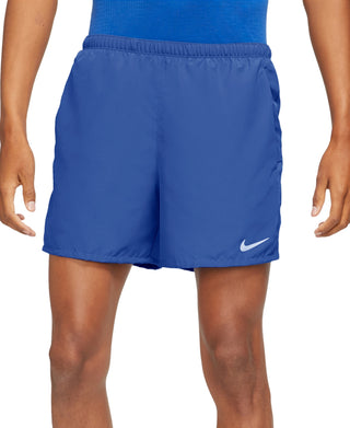 Shorts de corrida Nike Challenger Brief Lined 5 masculino, azul, tamanho XX-G