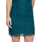 Vestido tubinho de renda vieira Kensie feminino, azul, tamanho 10