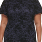 Vestido curto de renda feminino Jessica Howard, preto, tamanho XX-G