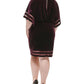 Vestido Blusão de Veludo Feminino Jessica Howard Vermelho Tamanho 3X
