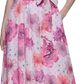 Vestido longo com estampa floral Jessica Howard feminino, rosa, tamanho pequeno