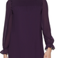Vestido curto de chiffon feminino Jessica Howard, roxo, tamanho 14