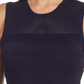 Vestido de malha sem mangas Vince Camuto, azul marinho, tamanho médio