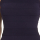 Vestido de malha sem mangas Vince Camuto, azul marinho, tamanho médio