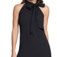 Vestido Halter com Decote Laço Feminino Vince Camuto Preto