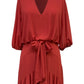 Vestido midi de chiffon alto e baixo da Taylor Women's, marrom, tamanho 6