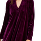 Vestido curto de veludo Taylor feminino, tamanho 8, vermelho, justo e evasê