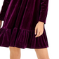 Vestido curto de veludo Taylor feminino, tamanho 8, vermelho, justo e evasê
