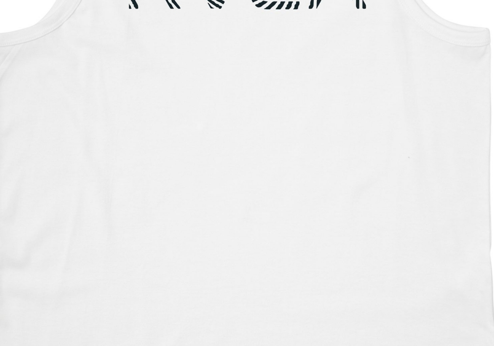 Camiseta masculina RVCA Radar Tank Screen, branca, tamanho 2XL