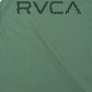 Camiseta masculina RVCA Radar Tank Screen, verde, tamanho XX-G