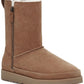 Botas curtas femininas UGG Classic Zip, marrom, tamanho 6