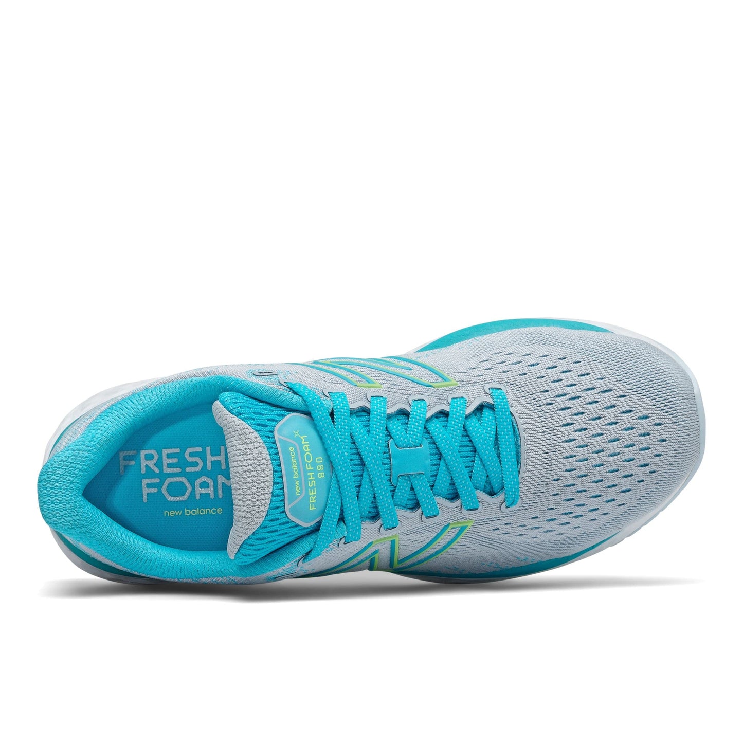 Tênis de corrida New Balance 880 v11 feminino cinza/céu tamanho 6 D largo EUA
