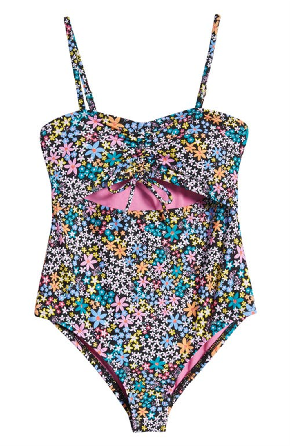 Hobie Kids' Maiô Delicadamente Recortado Preto Tamanho 14