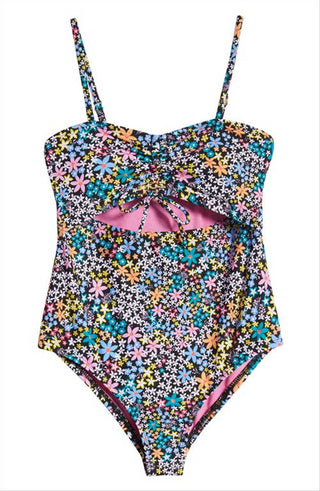 Hobie Kids' Maiô Delicadamente Recortado Preto Tamanho 14