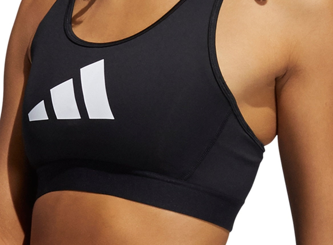 Sutiã esportivo feminino adidas Don't Rest Racerback preto tamanho X-S