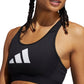 Sutiã esportivo feminino adidas Don't Rest Racerback preto tamanho X-S