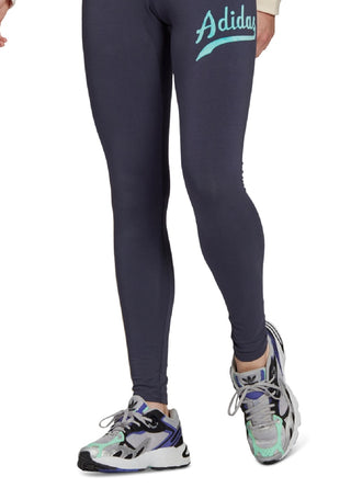 Calça Legging Adidas Modern B Ball Feminina Azul Tamanho P